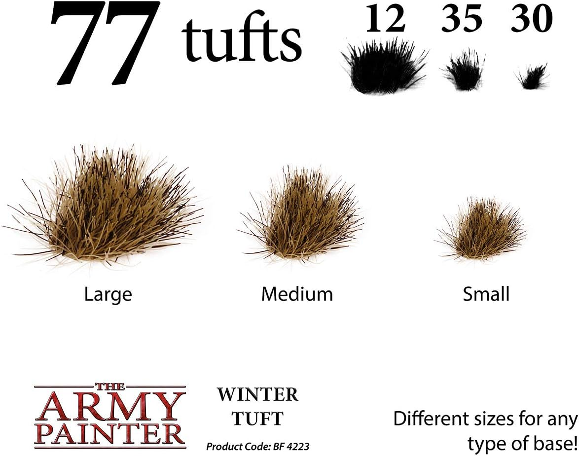 Army Painter Winter Tufts 77 Pieces Pack,Brown image number 1