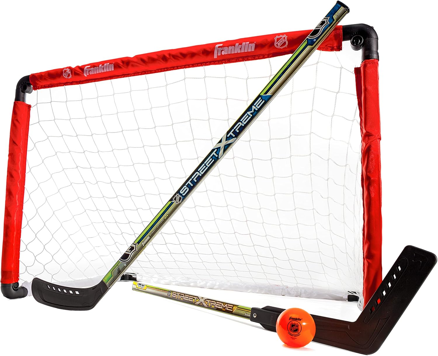 Franklin Sports NHL Goal and 2 Stick Set image number 6