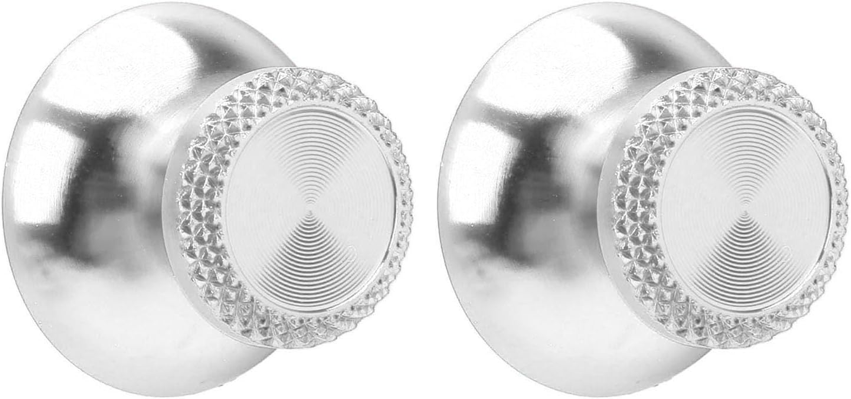 2Pcs Thumb Grips Joystick Cap Analog Stick Cover for PS5, Thumb Grip Caps for Handheld Game Console Controller (Silver) image number 6