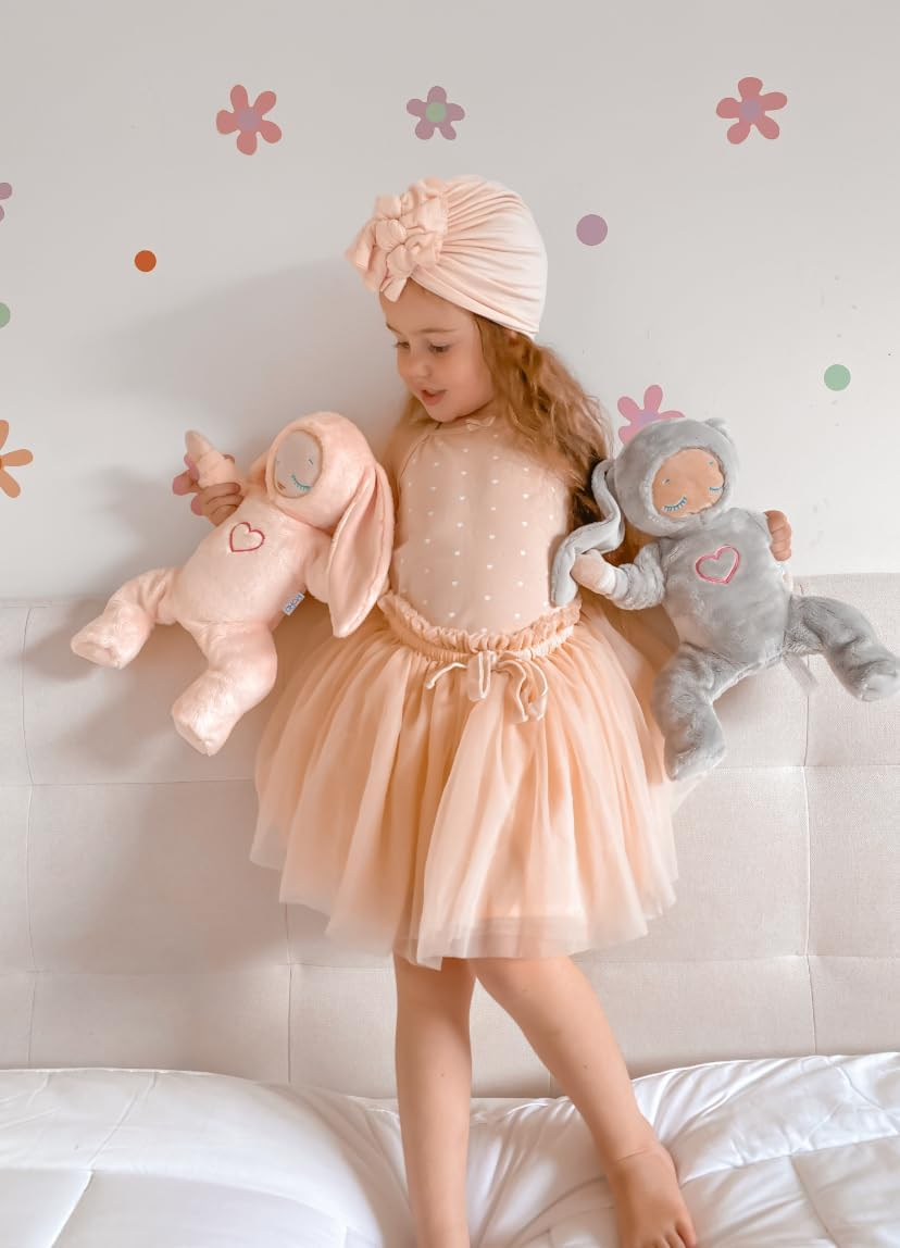 Lulla Doll Baby Sleep Aid Outfit | Cozy Pink Bunny Outfit | Soft, Snuggly, Machine-Washable Clothes for Lulla Doll | Newborn Essentials