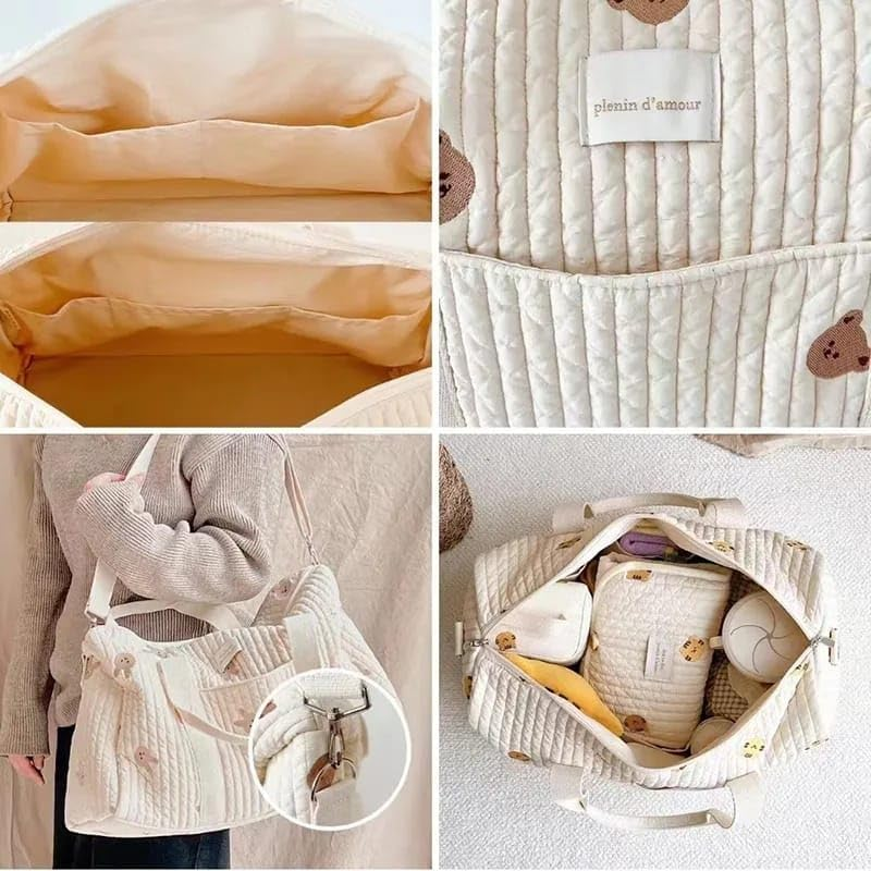 Large Maternity Pack Baby Diaper Bags for Mommy Stroller Nappy Organizer Portable Boston Luggage Travel Changing Messenger Bags image number 1