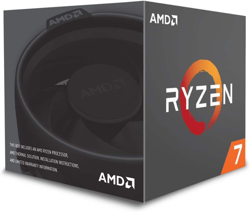 AMD Ryzen 7 2700 Processor with Wraith Spire LED Cooler 8 AM4 YD2700BBAFBOX image number 1