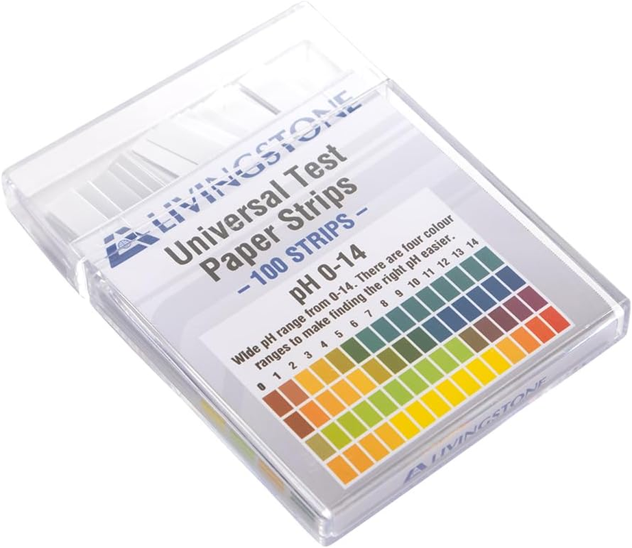 Livingstone Universal Ph Indicator Strips Litmus Paper, Ph 0 to 14 with Colour Chart, Biodegradable, 100 Tests/Pack image number 5