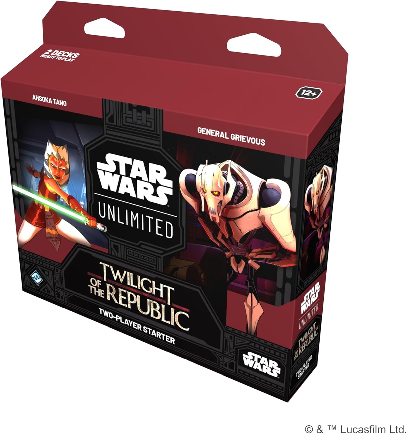 Fantasy Flight Games | Star Wars: Unlimited TCG Twilight of the Republic Starter Set - Master the Clone Wars! Trading Card Game for Kids and Adults, Ages 12+, 2 Players, 20 Min Playtime