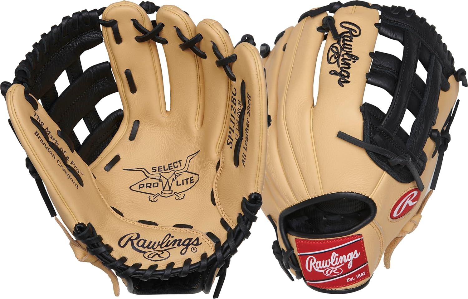 Rawlings | Select PRO LITE Youth Baseball Glove | Pro Player Models | Sizes 10.5" - 12.25" | Multiple Styles