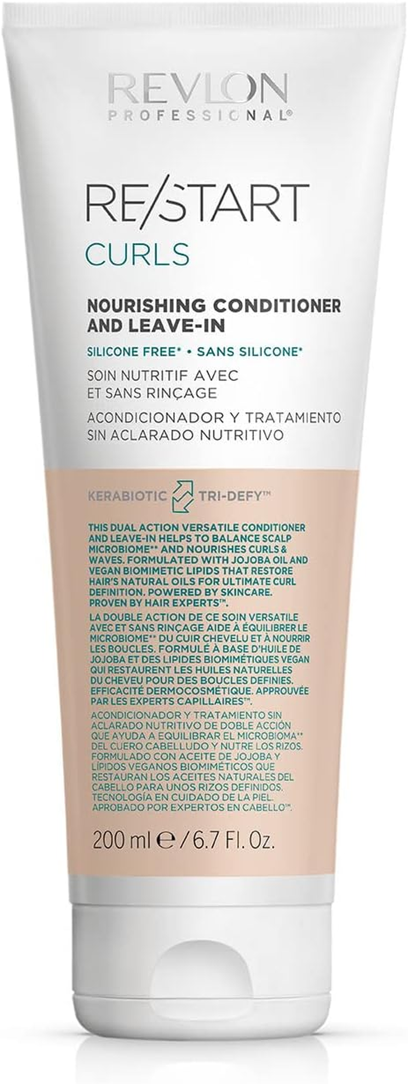 REVLON PROFESSIONAL RE/START&trade; CURLS NOURISHING CONDITIONER and LEAVE-IN 200Ml