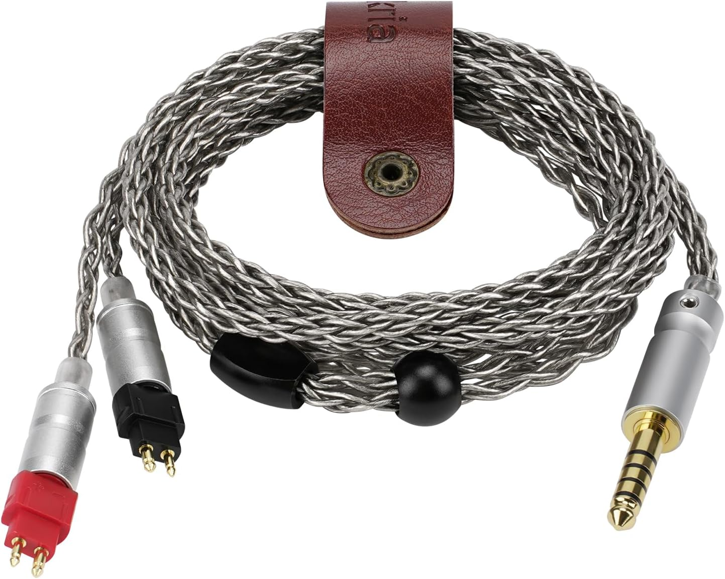 Geekria Apollo Silver-Plated Copper Upgrade Audio Cable Compatible with Sennheiser HD600, HD650, HD660S2, HD6XX Headphones, 4.4Mm Replacement Headphones Cord for Amplifier (4.9Ft/1.5 M) image number 2