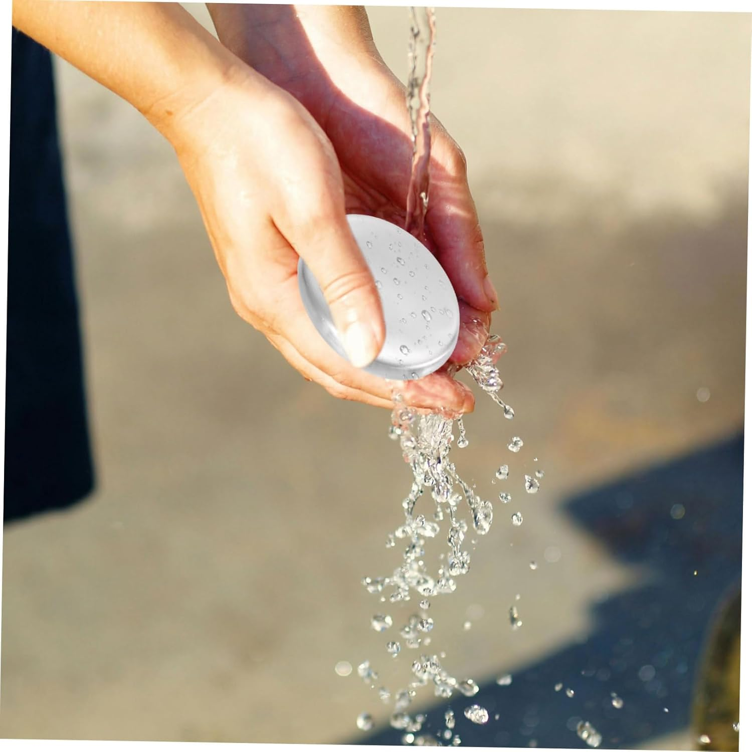 MINAOLULUS 2Pcs Metal Soap Bars Stainless Steel Odor Remover Fish Smell Kitchen Odor Absorber Soap for Home image number 2