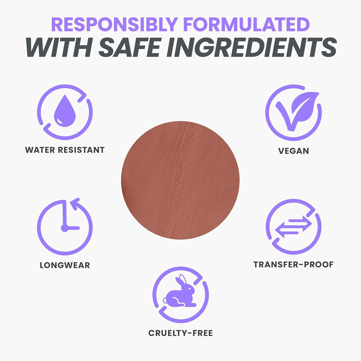 Wonderskin Lip Liner Pencil - 360 Contour Lipliner, Long Lasting, Sharpenable, Waterproof and Transfer-Proof Brown Lip Liner Pencil (Saddle)