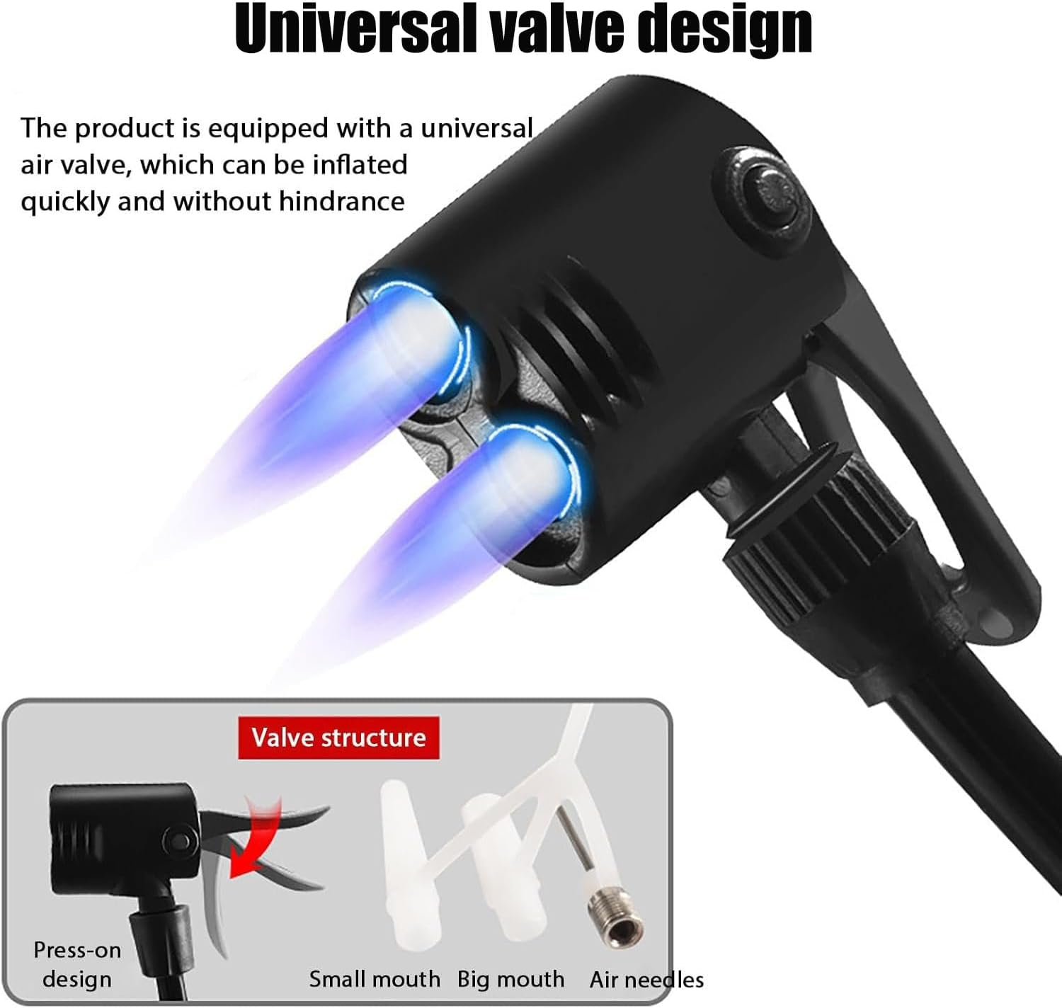 Mtxorvix Air Pump Replacement Hose, Inflator Extension Tube, Heat Resistant Anti-Freeze Inflation Hose, Pump Gas Pump Air Pump, Heat Resistant Leak Proof Inflation Tube 80Cm image number 5