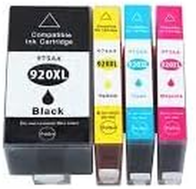 Compatible TAVICE Compatible 5 X 920XL 920 XL Ink Cartridge Compatible for HP Officejet 6500 7000 6500A 7500A image number 2