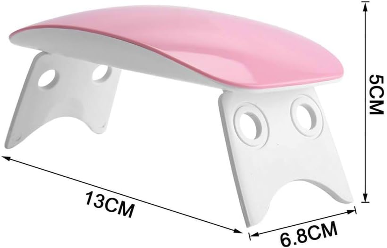 Namvo Mini Nail Light, Portable USB Light, Portable LED Baking Light, Nail Polish Dryer, Professional Nail Tool Accessories (Pink) image number 2