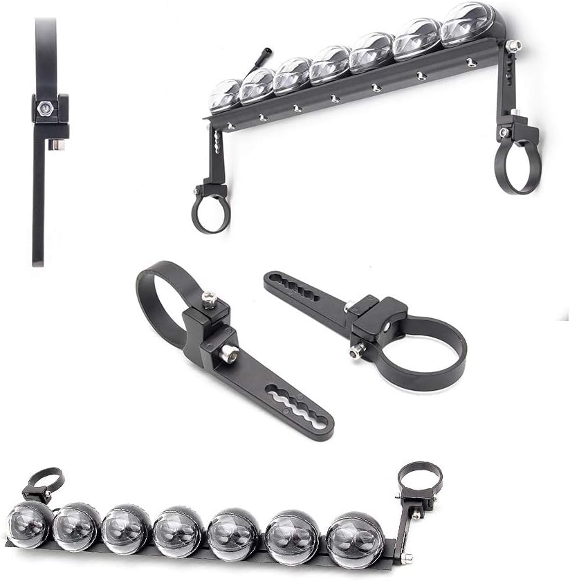 Tube Clamp Mounting Bracket, Roll Bar Clamps for 1.5 Inch Tube Roll Cage Bull Bar Roof Rack LED Light Bar Mount (Adjustable, 1 Pair) image number 5