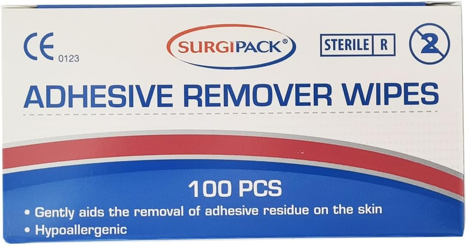 Surgipack Adhesive Remover Wipe 100-Pieces Pack image number 1