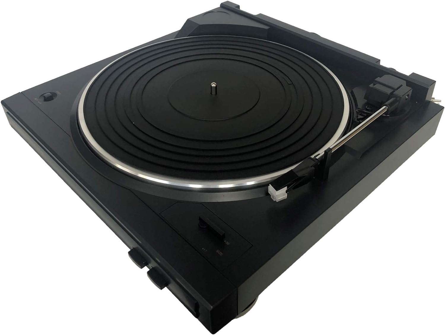 Denon DP-29FA Turntable | Fully-Automatic | Selectable ON/OFF Phono Pre-Amp | Simple Set-Up | Aluminium Platter & Chassis | Black image number 2