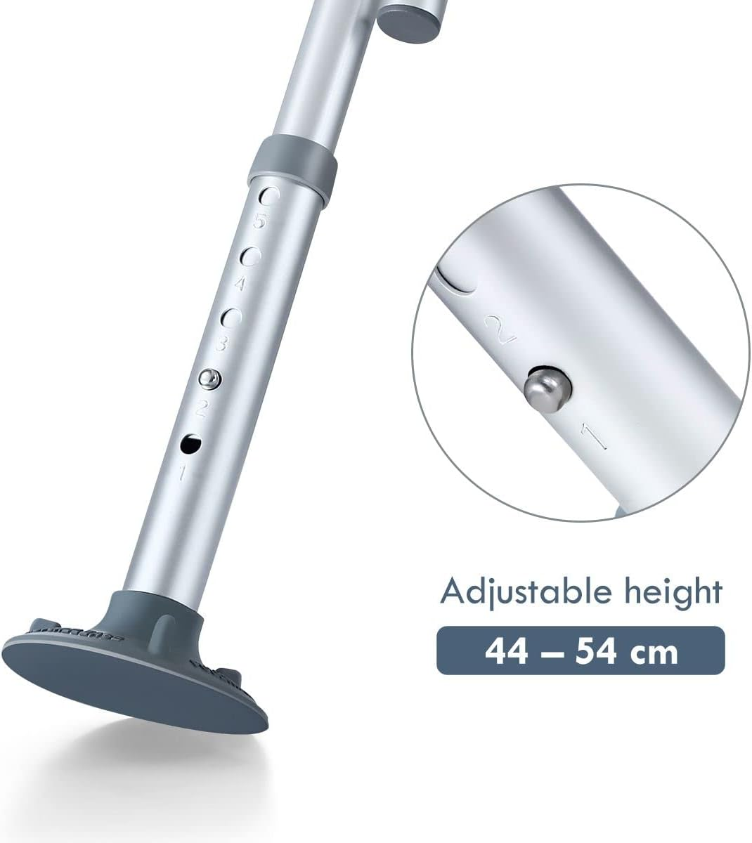 Tub Transfer Bench Height Adjustable Bathtub Shower Stool with Armrest and Back Bath Seat with Slip-Resistant Feet Bathroom White image number 2