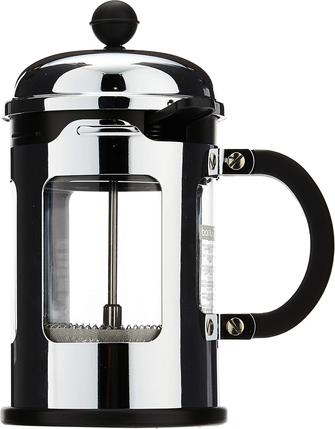 BODUM Coffee Maker French Press, Chrome, 11170-16 12 Oz. image number 3