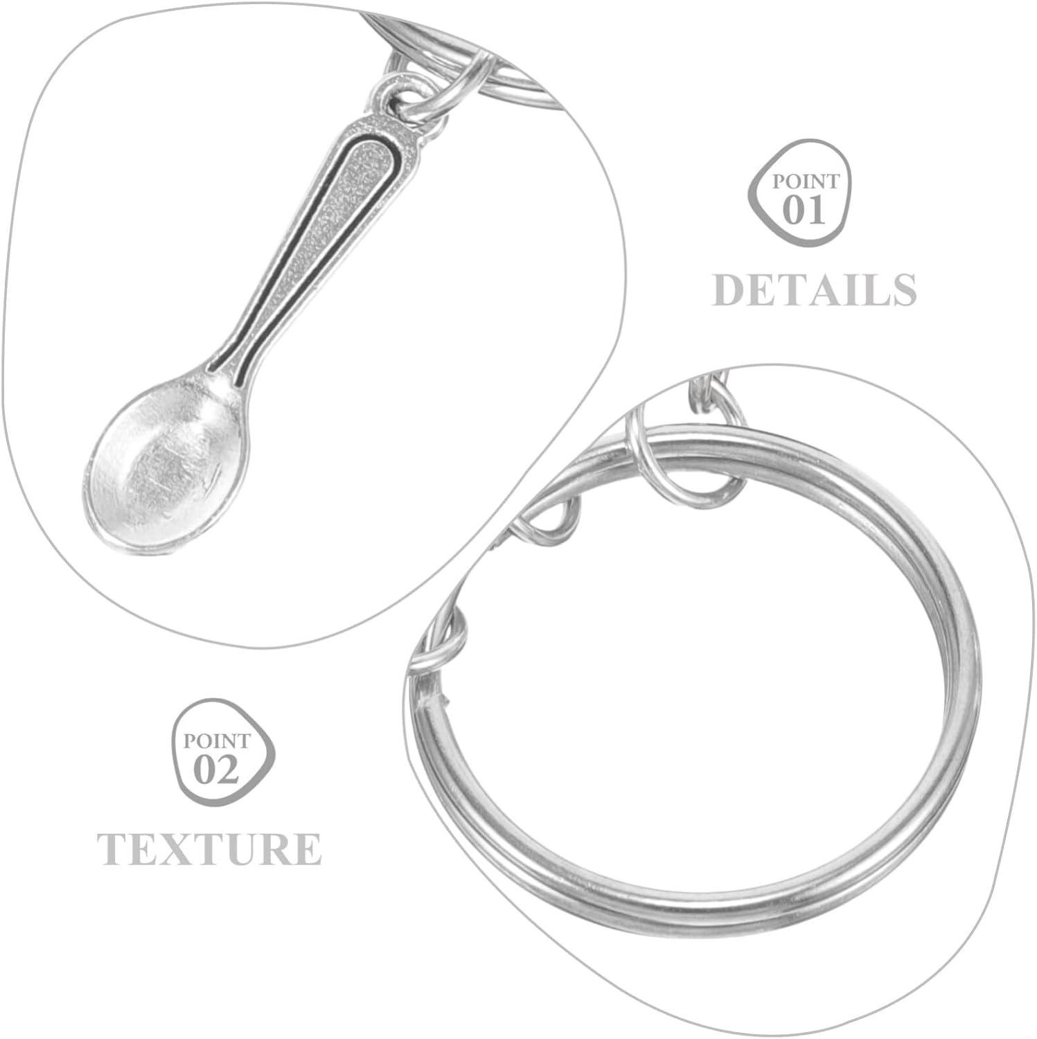 Holibanna Coffee Keyring Keychain Pendant for Car Keys Bag Hanging Decoration for Creative Keyring Accessory image number 6