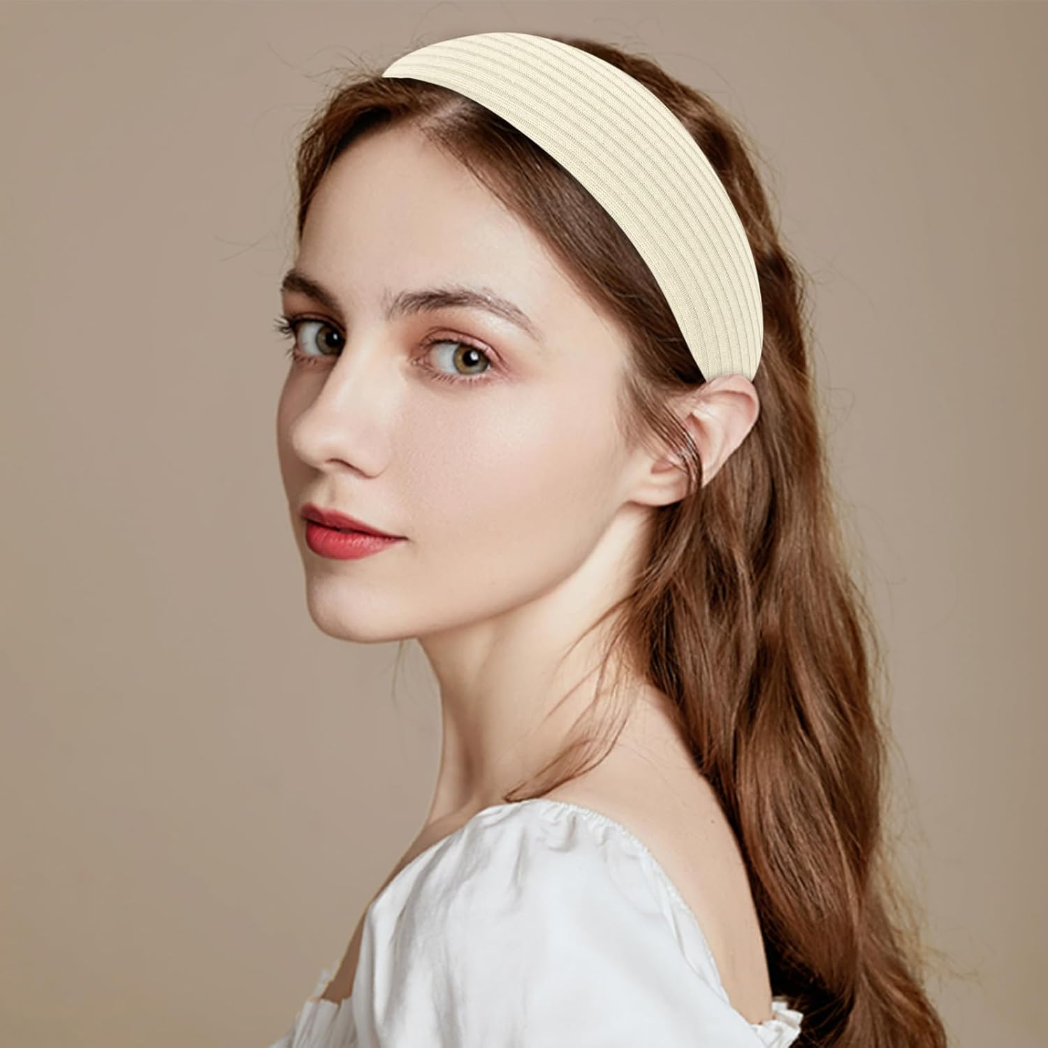 ACO-UINT 4 Pack Headbands for Women, Wide Headbands Large Head Bands for Women'S Hair, Non-Slip Thick Headbands with Teeth Fashion Hairbands Hair Accessories for Women image number 6