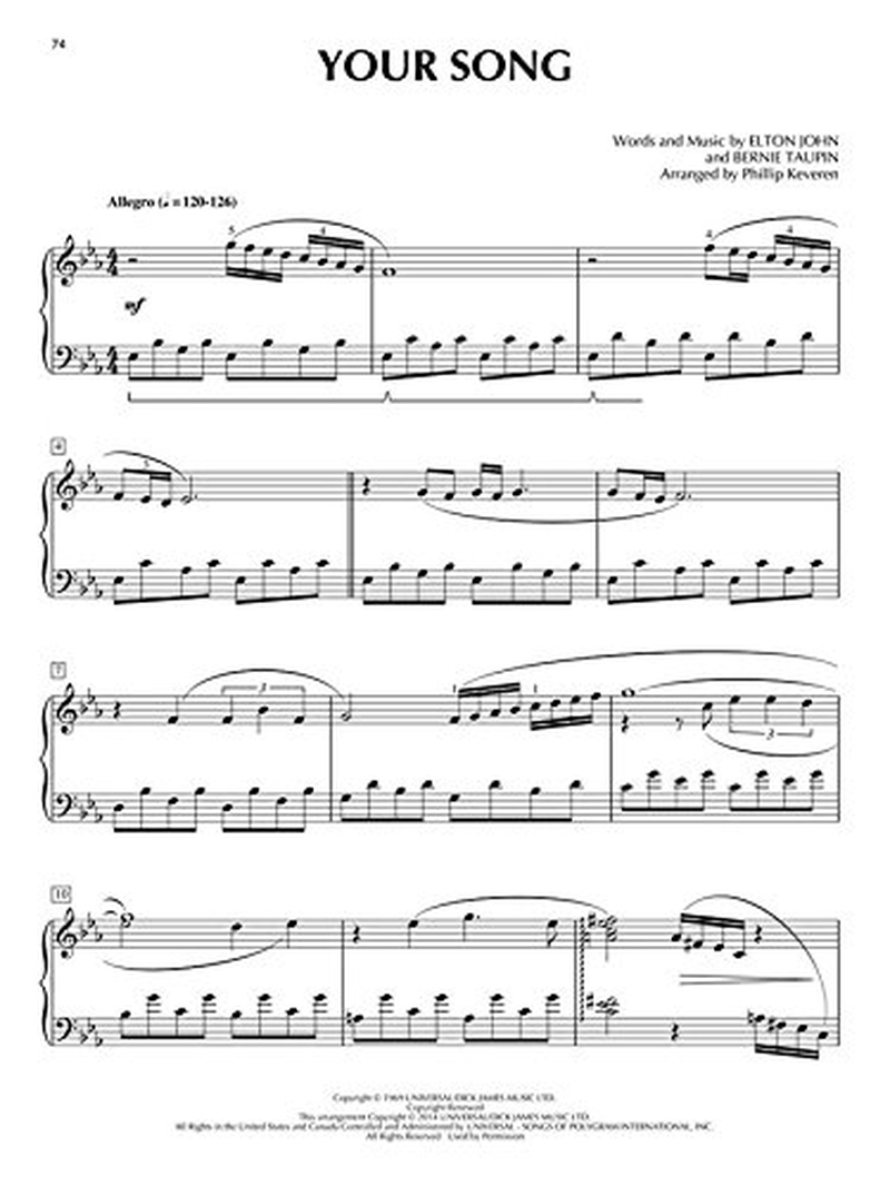 Elton John for Classical Piano: Arr. Phillip Keveren the Phillip Keveren Series Piano Solo image number 1