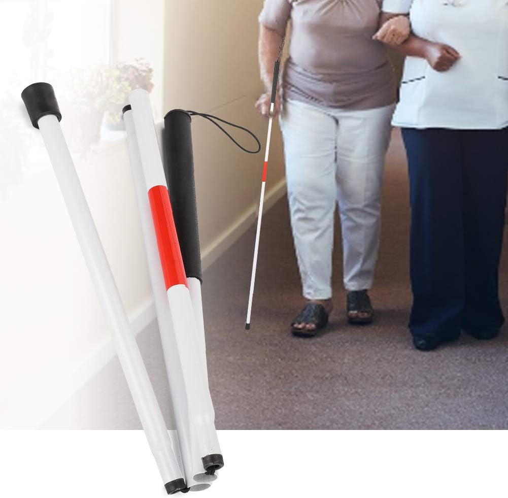 Portable Blind Stick, Blind Crutch, 48.2In Help the Blind to Walk at Night Seniors for Elderly Blind image number 4