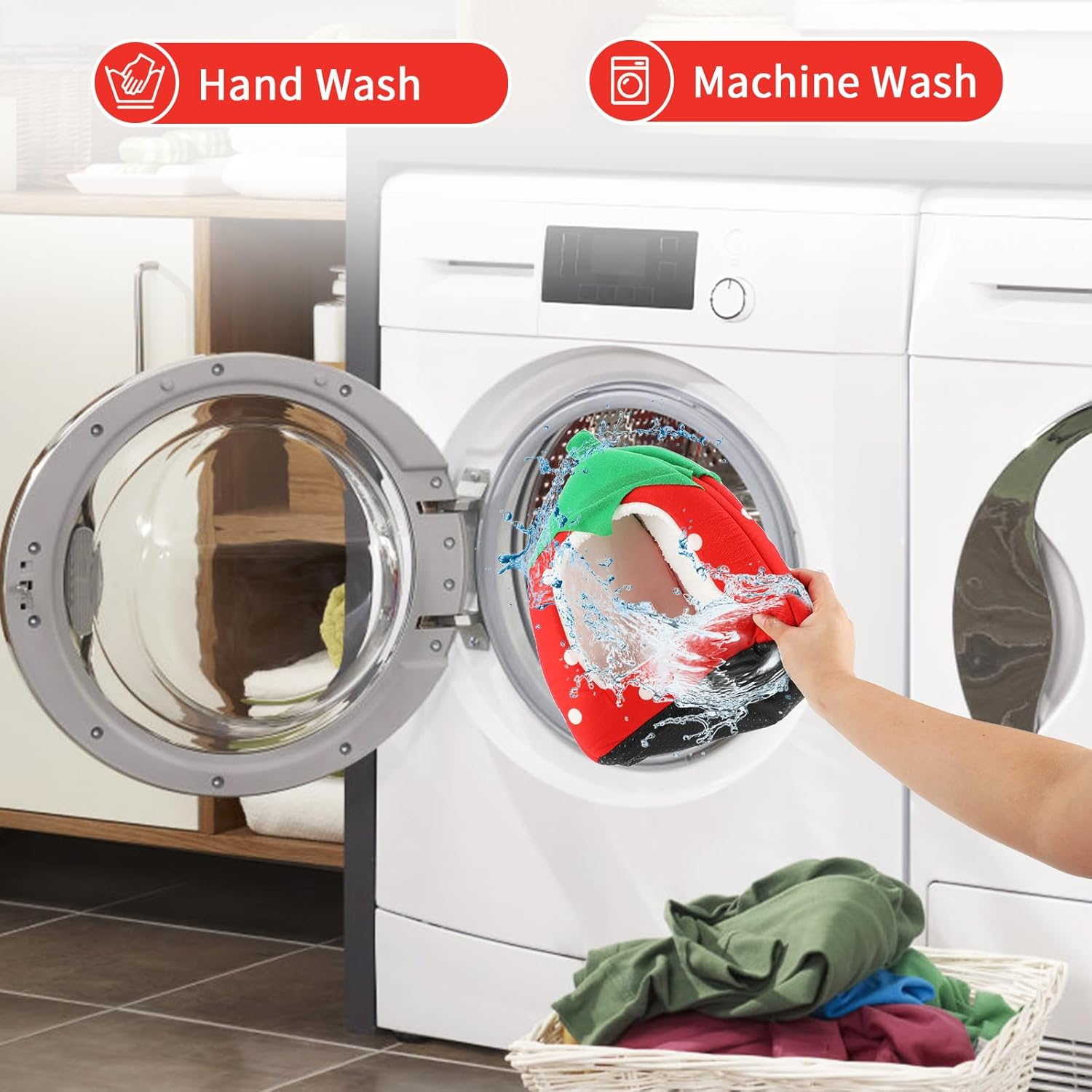 BWOGUE Guinea Pig House Bed Cozy Hamster Cave Large Hideout for Dwarf Rabbits Hedgehog Bearded Dragon Winter Nest Hamster Cage Accessories - Navy Blue image number 2