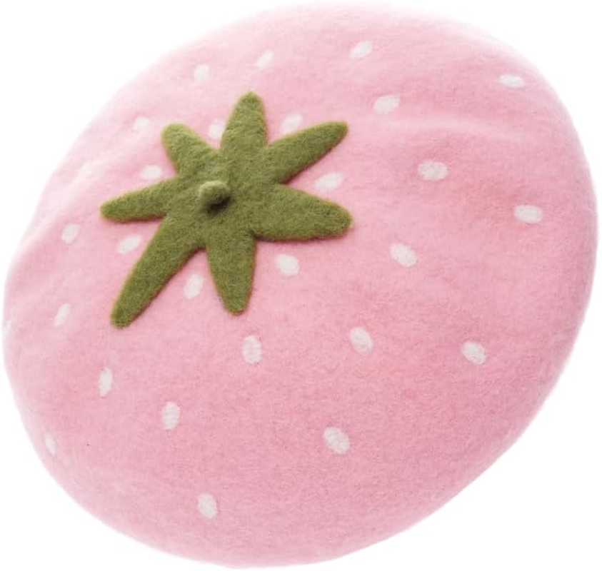 Wolle Baskenm&uuml;tze Handgefertigt F&uuml;hlte Karikatur Hut