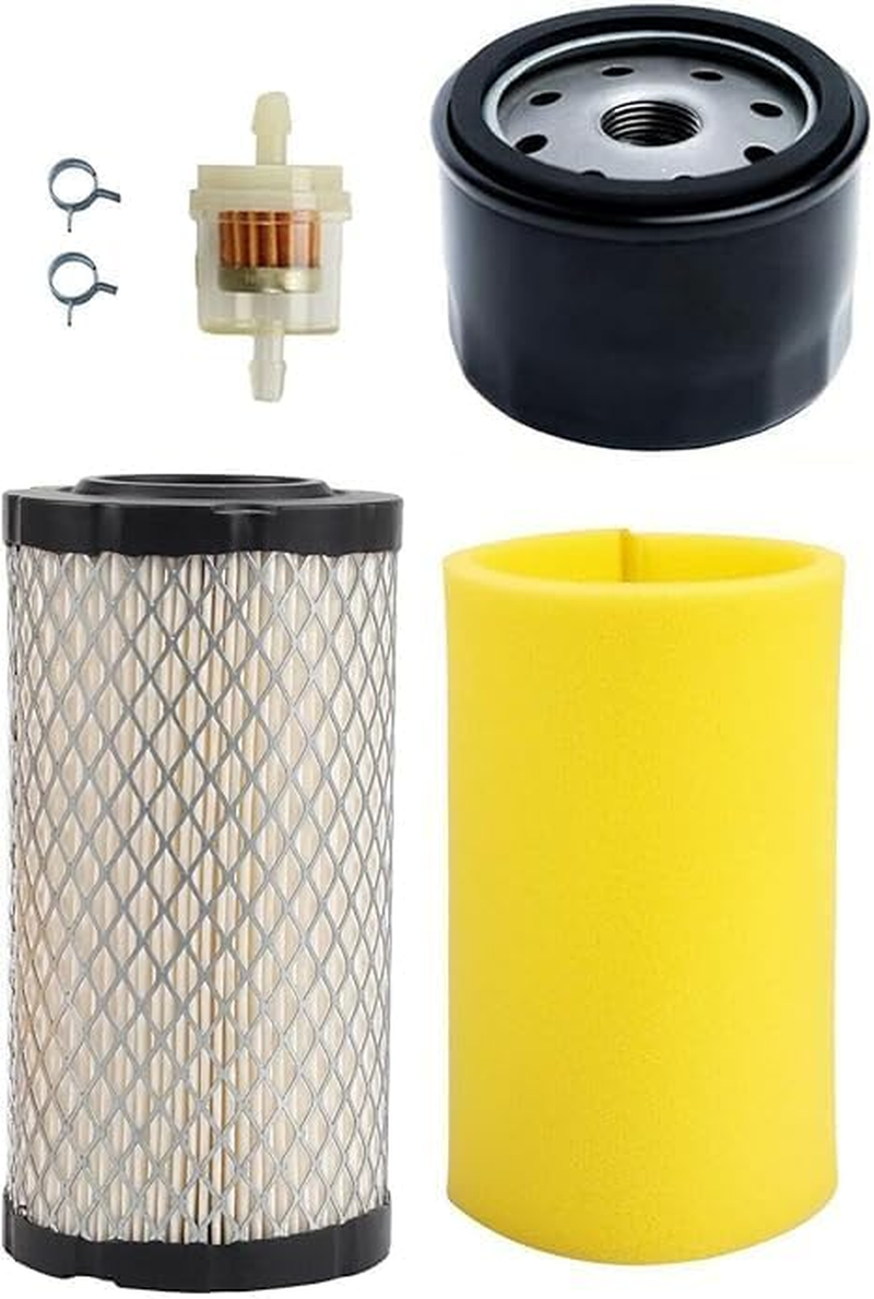 Caalii RZ3016 Air Filter Oil Filter Tune up Kit for Husqvarna Hu800Awd LHT2038 LT154 LTH18538 LTH19530 LTH2038R LTH2042 LTH2142 LTH2142DR RZ3016 RZ46 RZ4621 Mower,Fits W/ 17.5Hp 19.5Hp 20Hp 21Hp image number 1