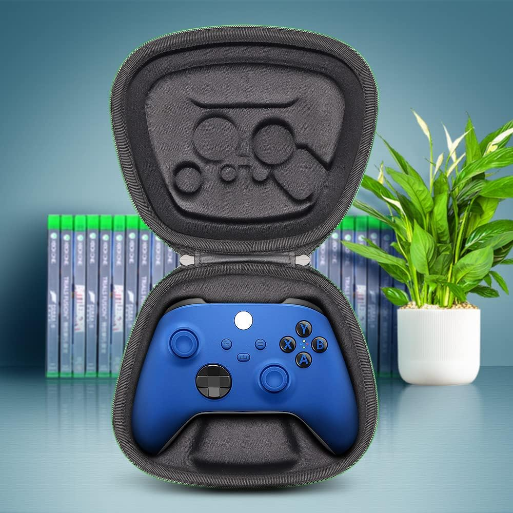 Sisma Travel Case Compatible with Xbox Series X/S & Core Wireless Controller Hard Shell Organiser Home Safekeeping Storage Case Protective Cover Carrying Bag Black image number 2