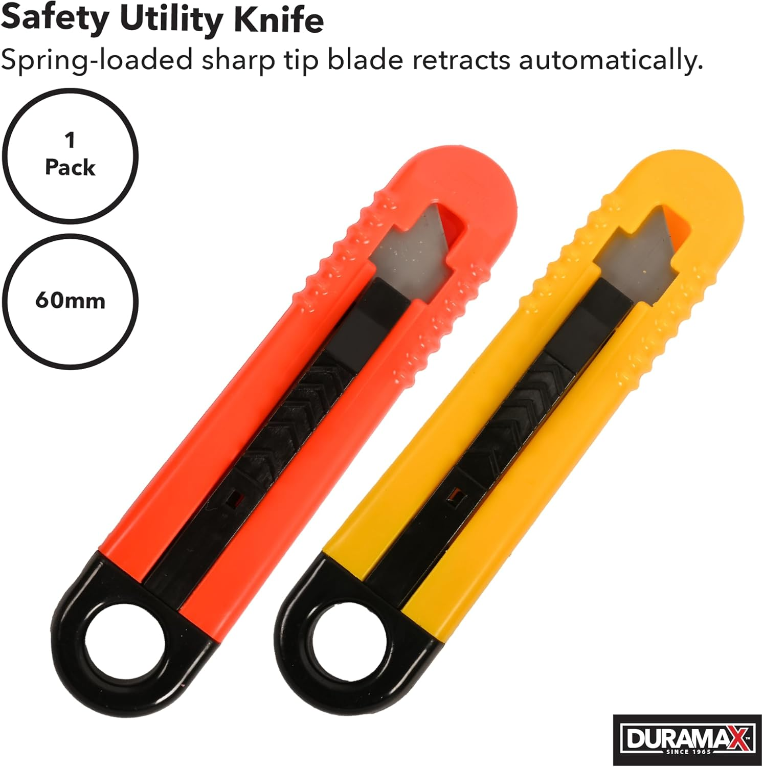 Duramax Stanley Box Automatic Retractable Blade Safety Cutter Knife image number 3