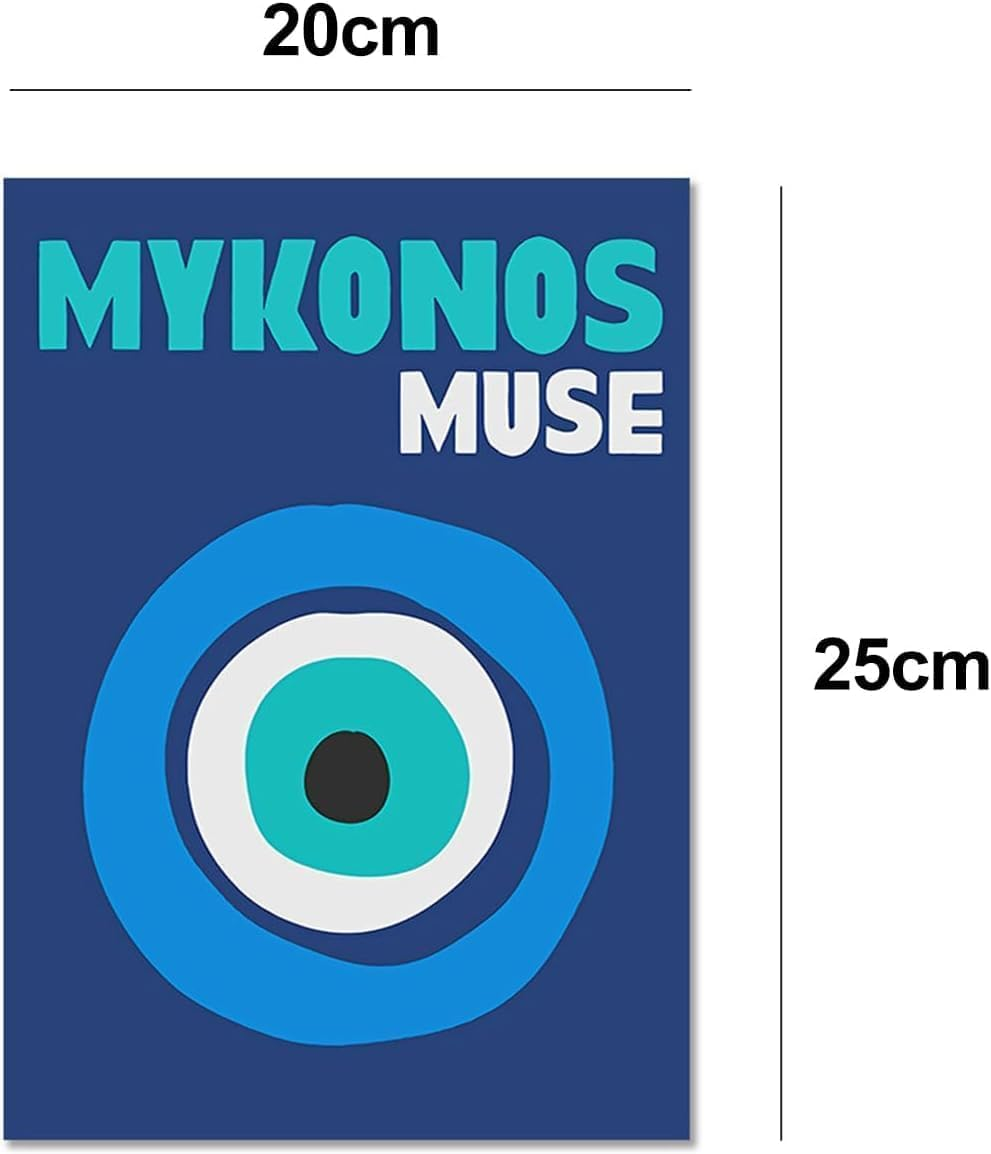 Preppy Ornament,Aesthetic Canvas Wall Art Prints Stuff Things,Set of 6 Preppys Decor (Mixed, 25X20Cm)