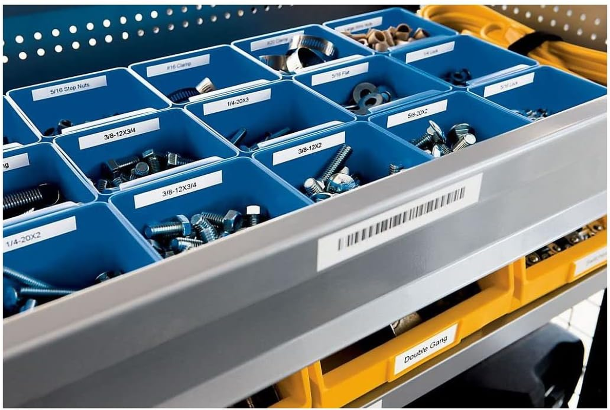 Dymo XTL All-Purpose Vinyl 1/2" (12 Mm) - Black on White image number 1