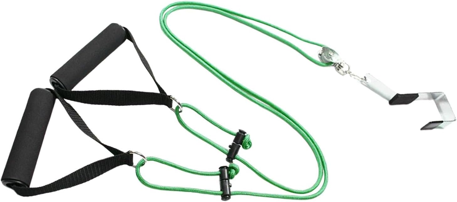 Shoulder Pulley over the Door Shoulder Pulley System Women Men Arm Exerciser Green, 2M image number 6
