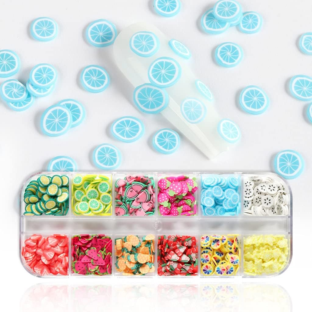 MISHITI Fruit Soft Polymer Clay Discs UV Epoxy Resin Mould Filler Nail Art Decoration image number 6