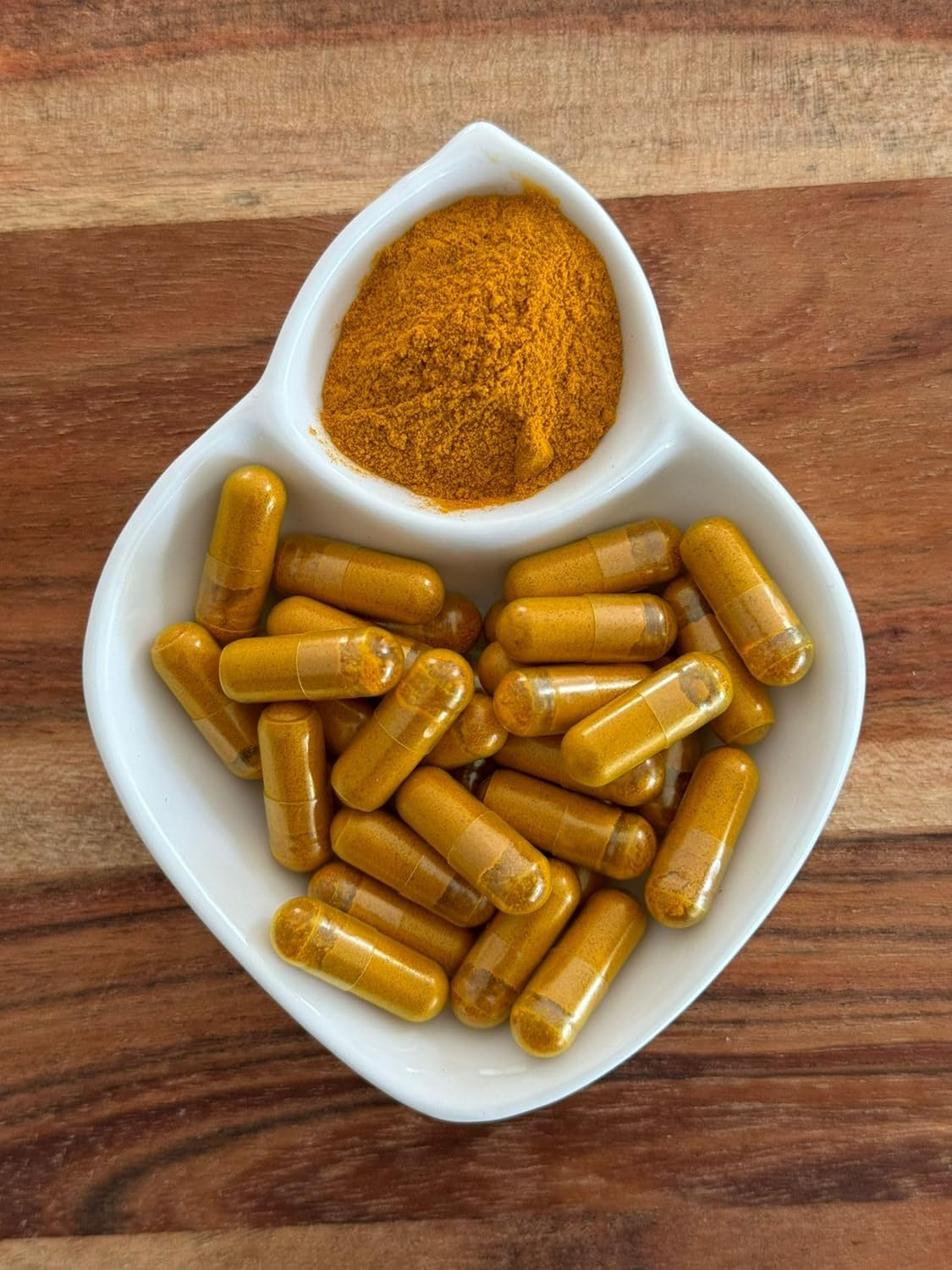 Turmeric Organic Capsules Herbal Supplement Curcumin Vegan GMO Free Natural 1000Mg per Serving 60 Count image number 1