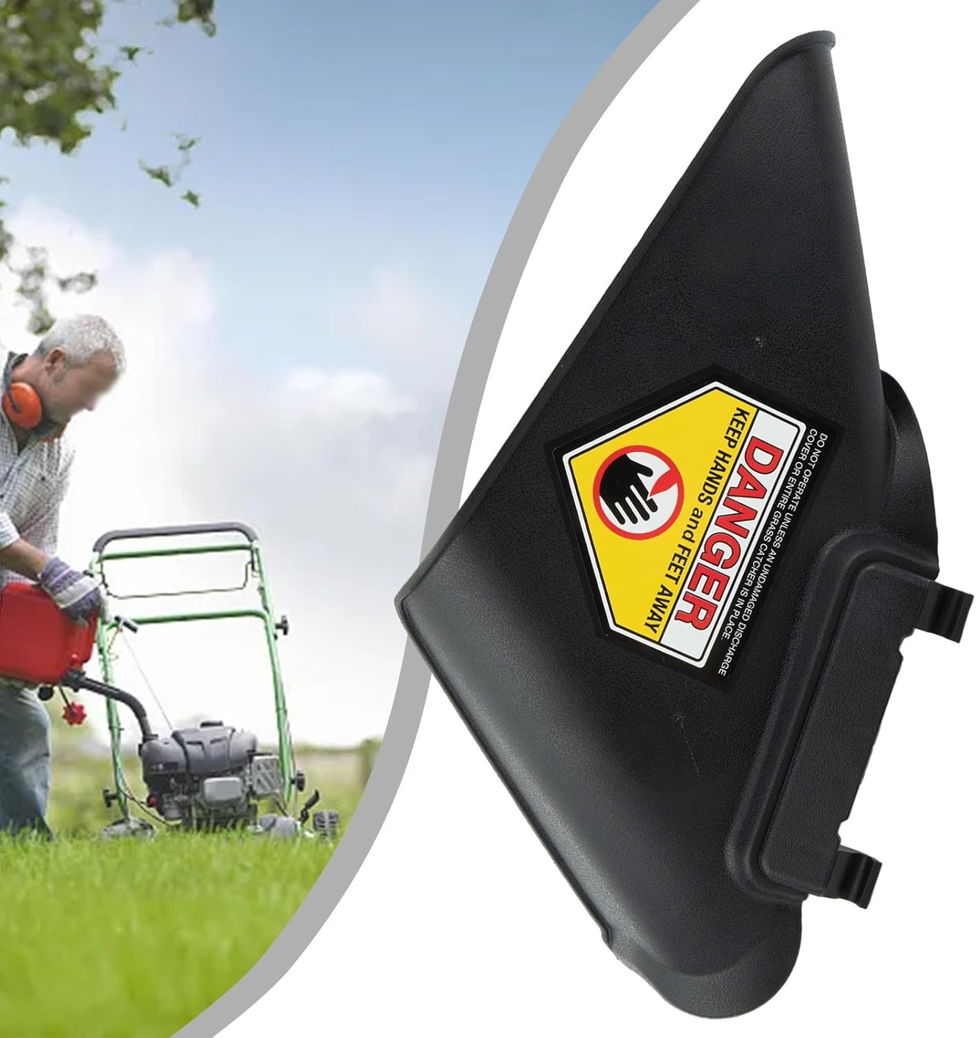 Gbtdoface Side Discharge Chute for Cr- Aftsman, Mower Replacement Parts for 731-07486 Walk-Behind Mower, 2B6GKST719VH588ZHG1A3 image number 4