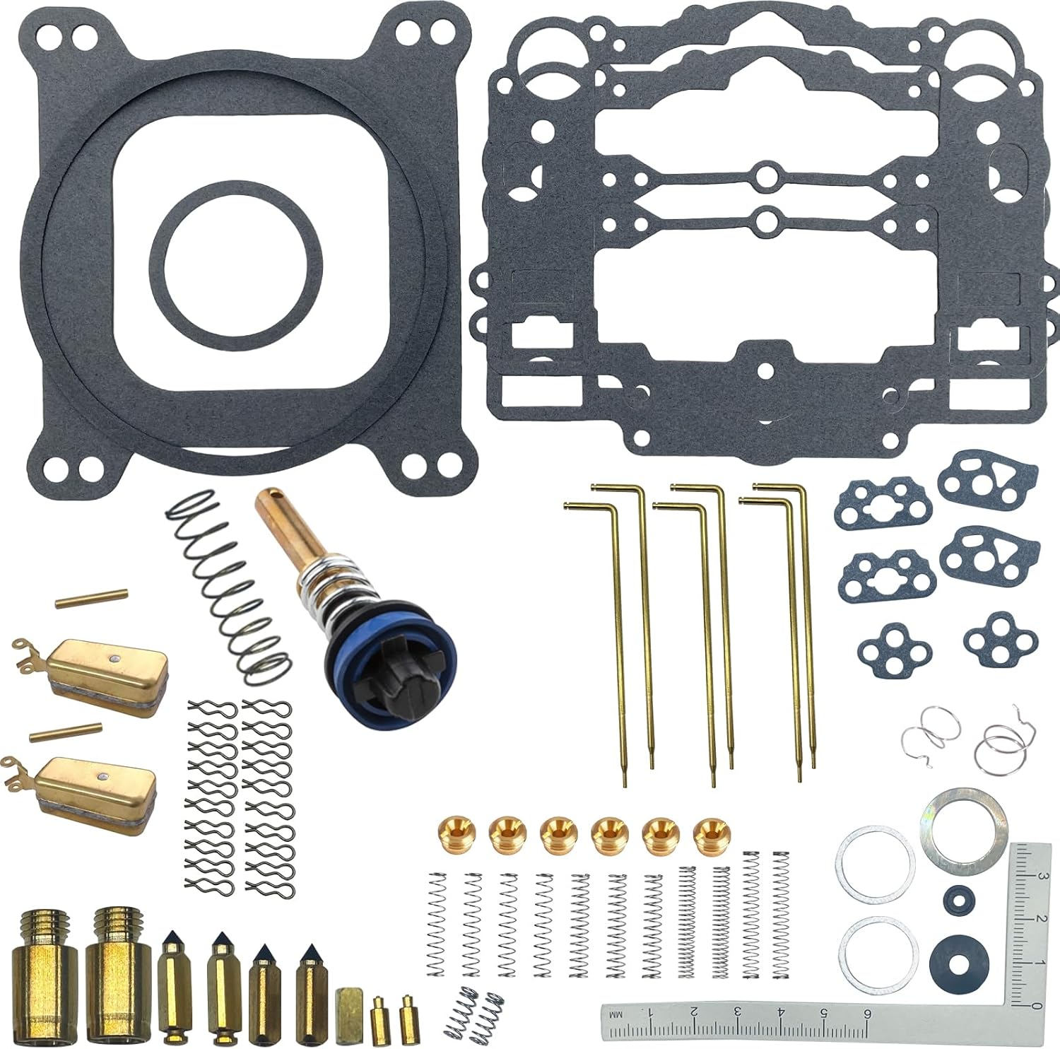 Rebuild Kit for Edelbrock 1406 Carburetor Compatible with Genuine Edelbrock 1477 Carburetor Rebuild Kit for Edelbrock 1406 1405 1400 1403 1407 1411 Carbs Cart AFB 4 Barrel Carburetor Rebuild image number 2