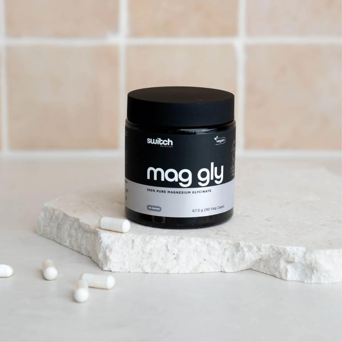 Switch Nutrition Magnesium Glycinate 90 Capsules image number 2