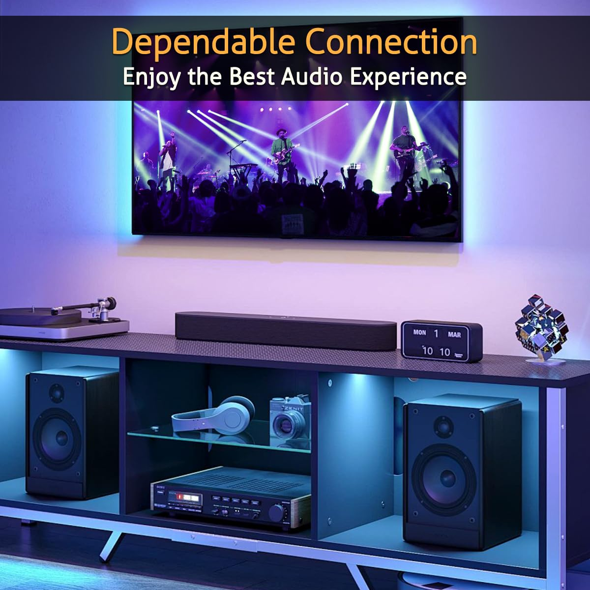 UCINNOVATE RCA Cable 4Ft / 1.2M, 2 Pack High-End RCA Cables with Male to Male 24K Gold Plated Plugs, Digital Coaxial Audio Cable for Subwoofer, Amplifier, Home Theater