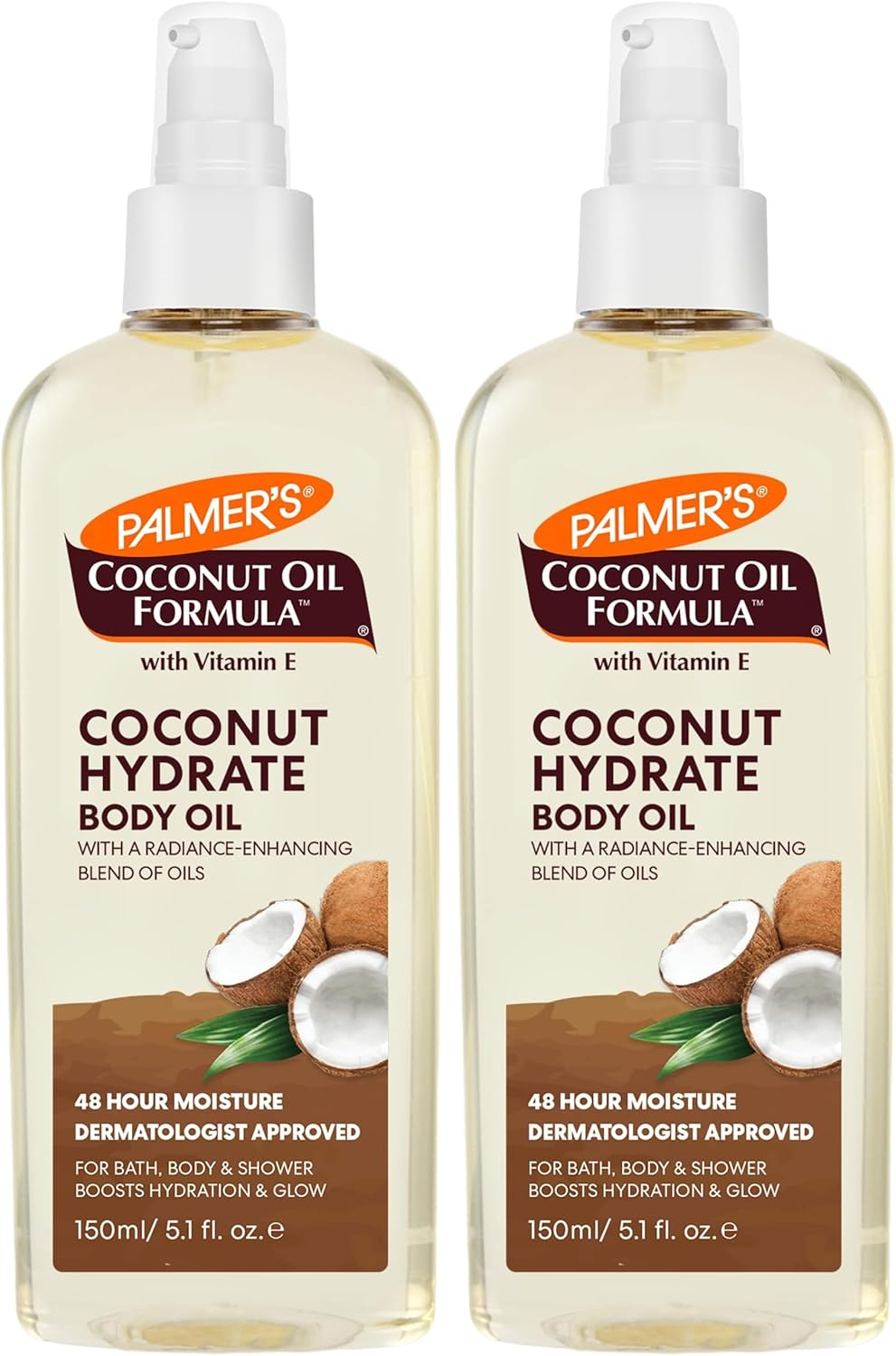 PALMER'S Coconut Oil Formula Body Oil, 150Ml (Pack of 2) image number 2