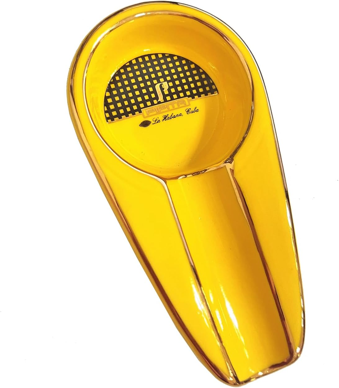 PIPITA Set of 2 Ceramic Cigar Ashtray with Holder, Fashion Ceramic Cigar Ashtray Ash Tray for Home Office Patio outside Ashtray Gifts Men image number 2