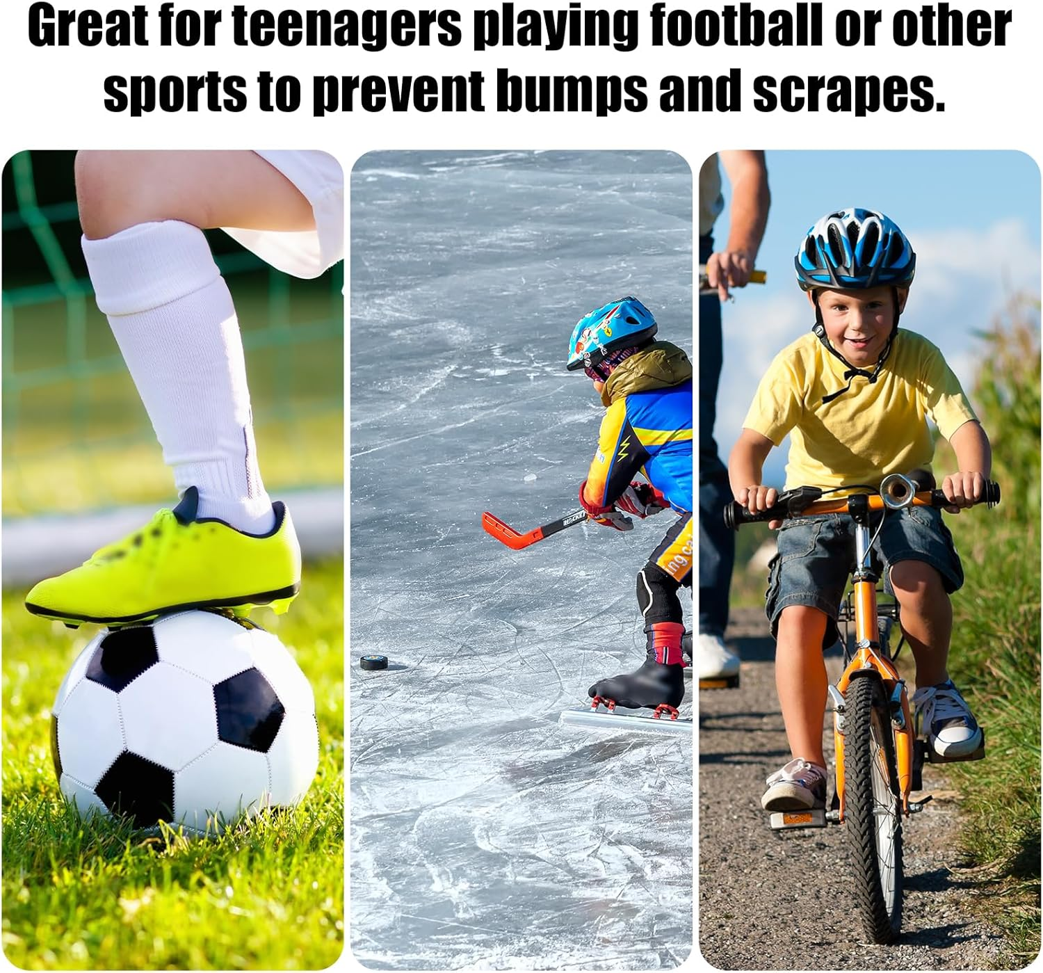 2Pcs Mini Shin Guards with Mesh Storage Bag, 3.15X1.97 Inch Miniature Football Shin Pads Small Soccer Shin Guards Tiny Shin Pads Protective Equipment Shin Guards for Men Women Boys (Black) image number 2