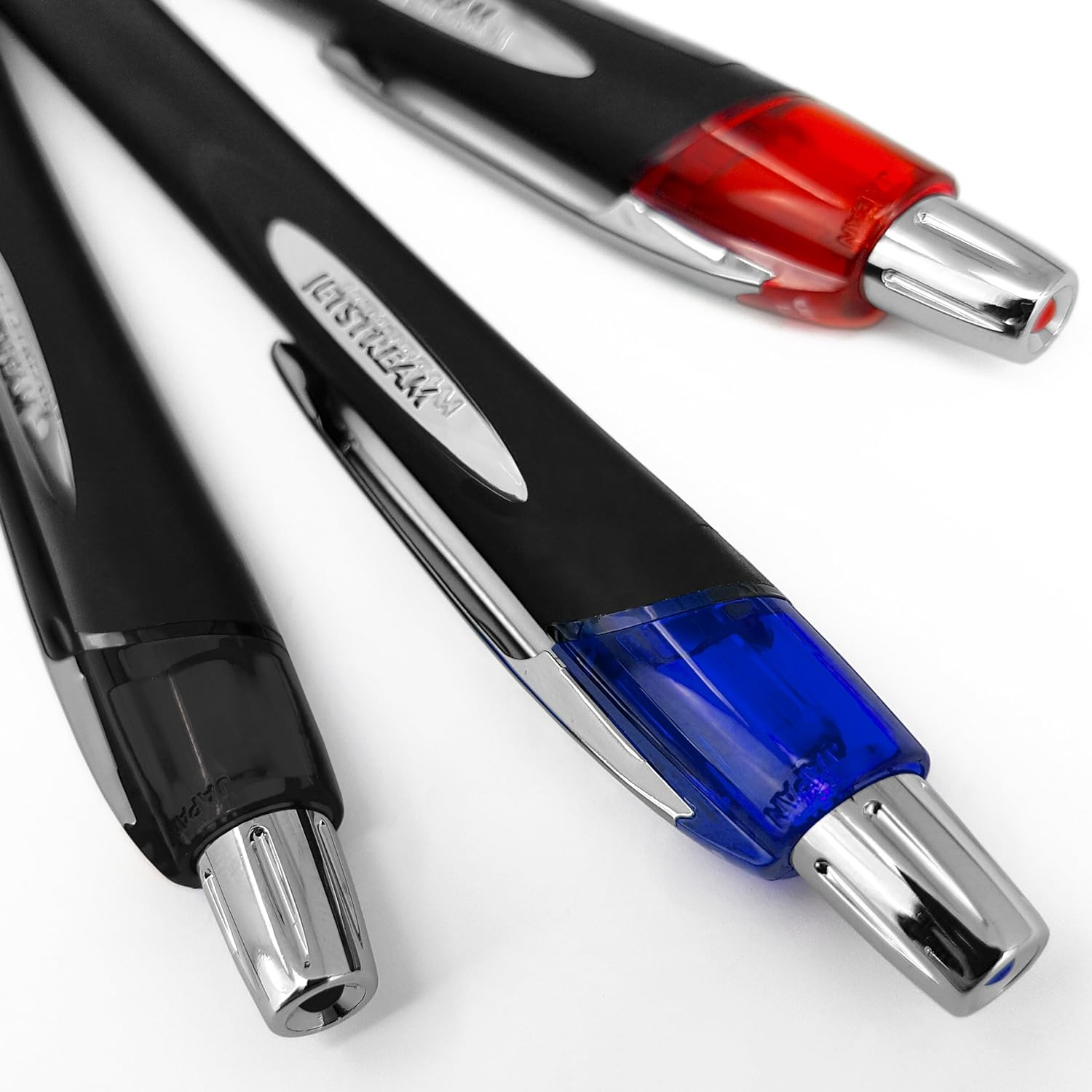 Uni-Ball - Jetstream Sxn-210-1.0Mm Retractable Rollerball Pen - Pack of 5 - [2 Black, 2 Blue, 1 Red]