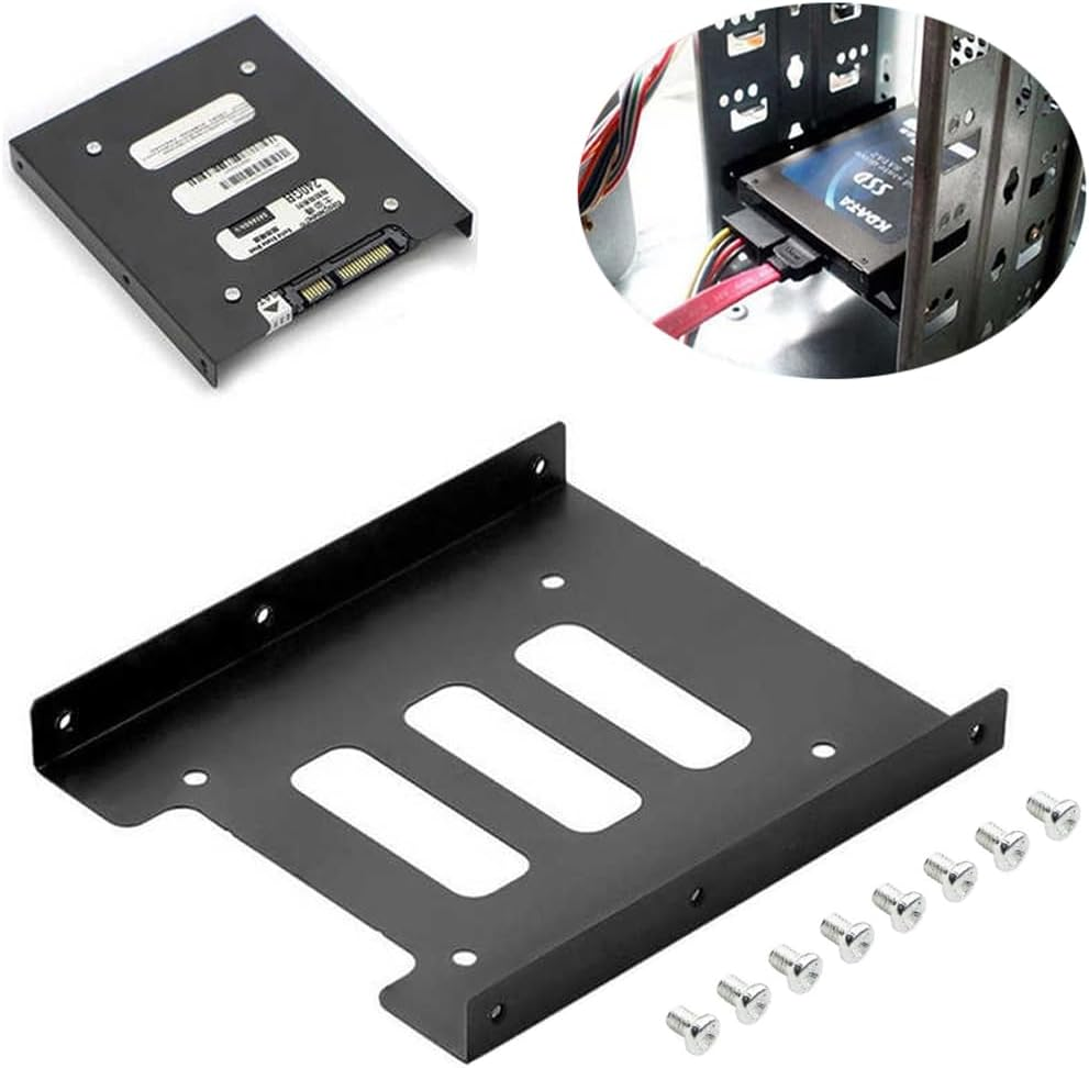 2.5 Inch to 3.5 Inch SSD HDD Adapter Rack Hard Drive SSD Mounting Bracket image number 6