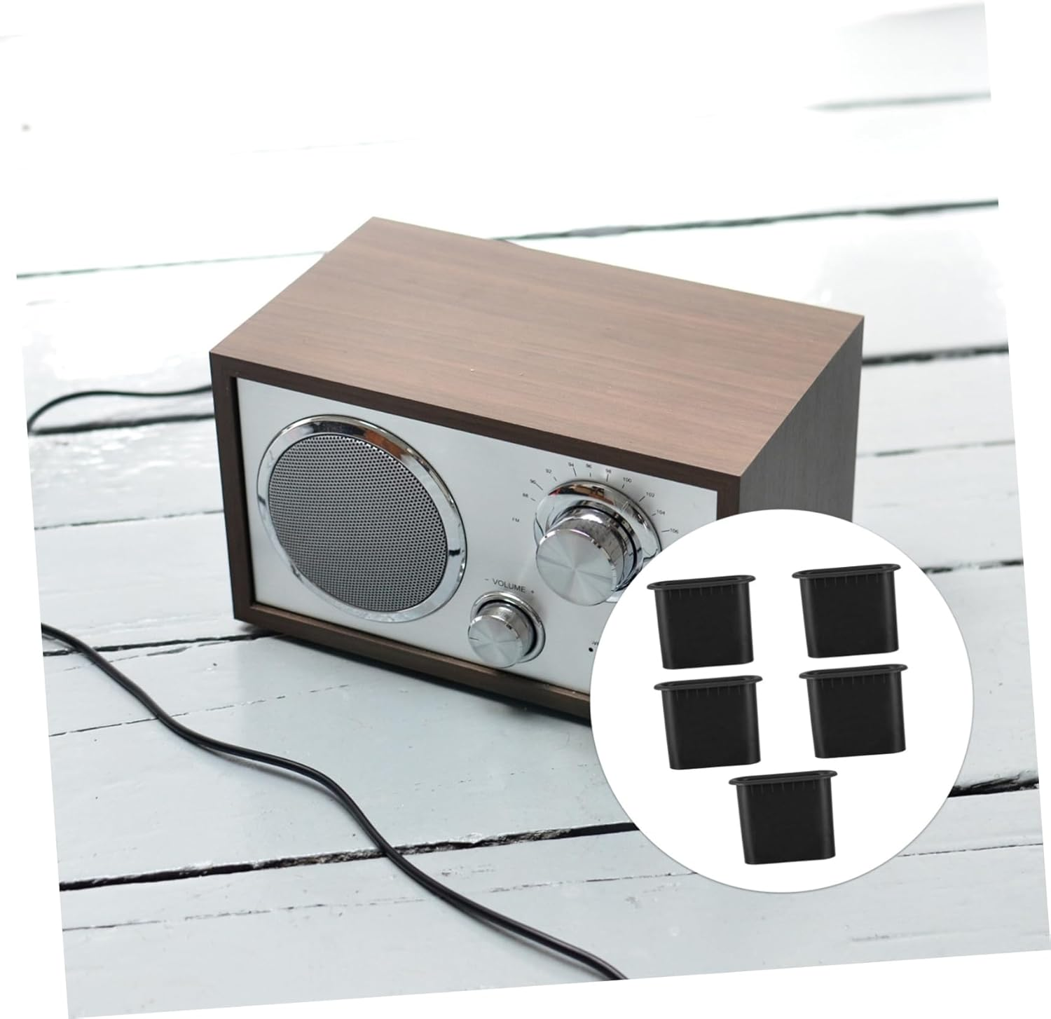 Angoily 5Pcs Speaker Port Tubes for Speaker Cabinet Air Port Voice Outlet for Home Car Bar Shows image number 5