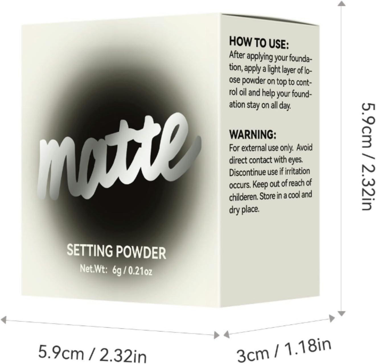 Loose Setting Powder, Lightweight & Mattifying, Long-Lasting Finish, 6G(Light Pink#02) image number 2