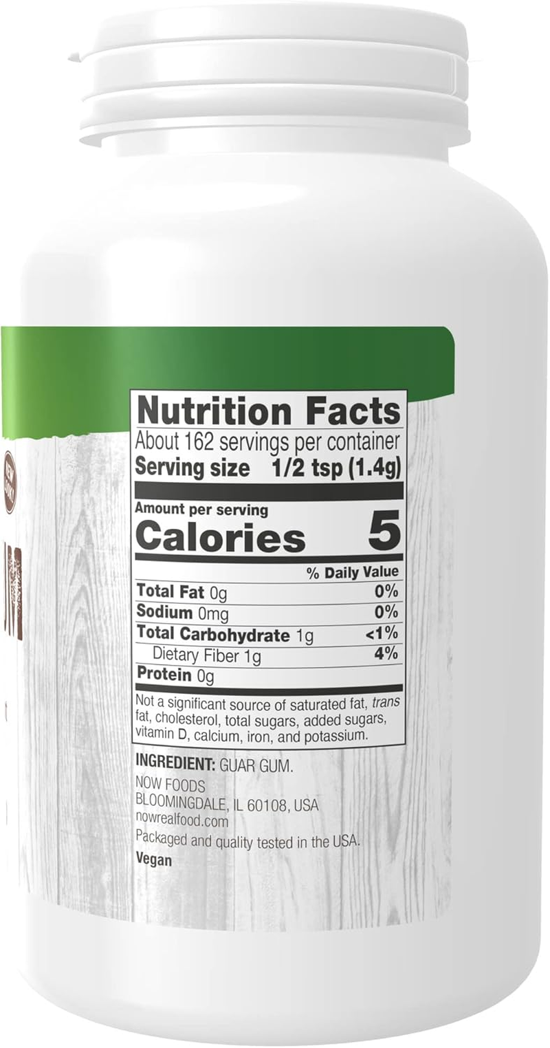 NOW Foods Guar Gum Powder, 8-Ounce image number 1