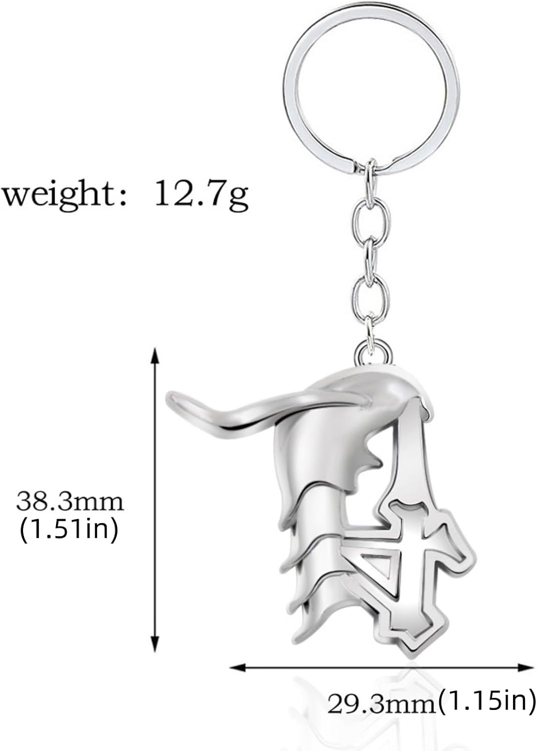 Hamish Anime Merch Shinigami Ulquiorra Keychain Ulquiorra Cifer Keychain Anime Accessories Anime Props Pendant Hangings Ornaments