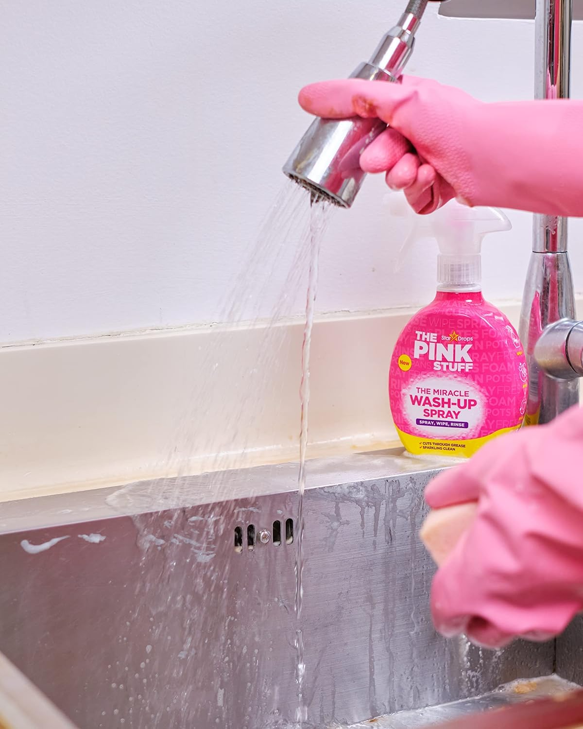 Stardrops - the Pink Stuff - the Miracle Wash up Spray Bundle (2 Wash up Sprays) image number 6