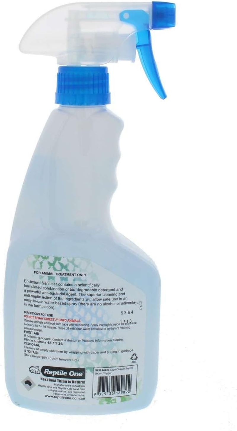 Cage Cleaner Sanitiser Reptile Trigger Bottle Reptile One 500Ml image number 3